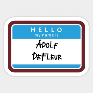 Adolf Defleur Sticker